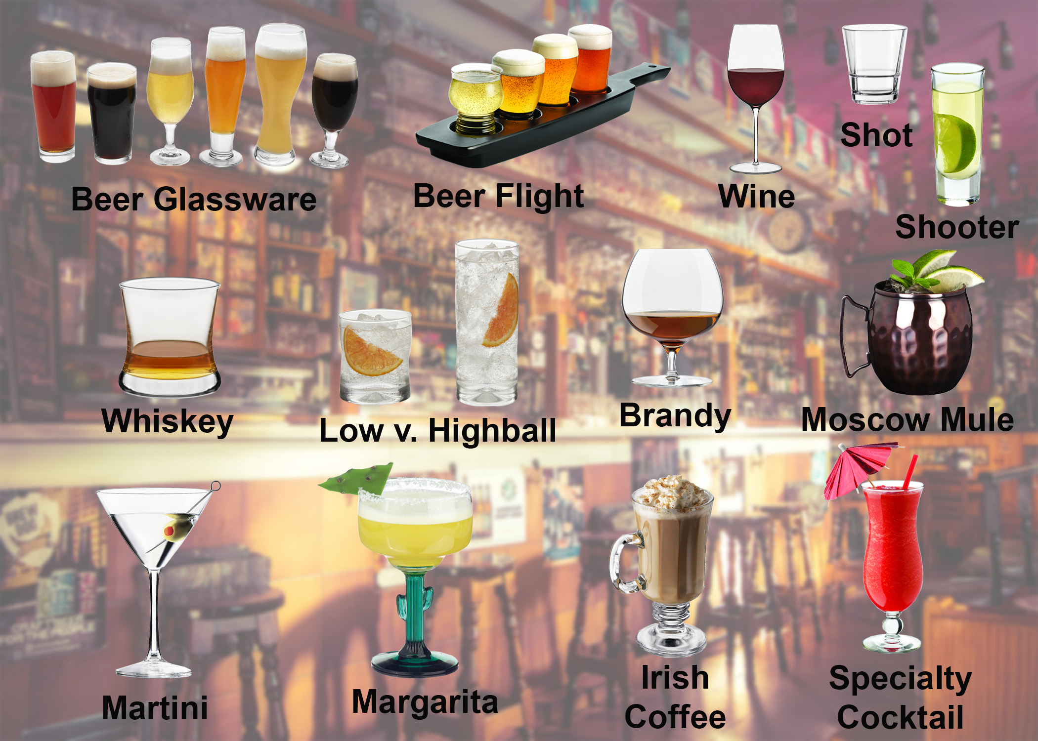 15 Types of Glassware You Need in Your Bar
